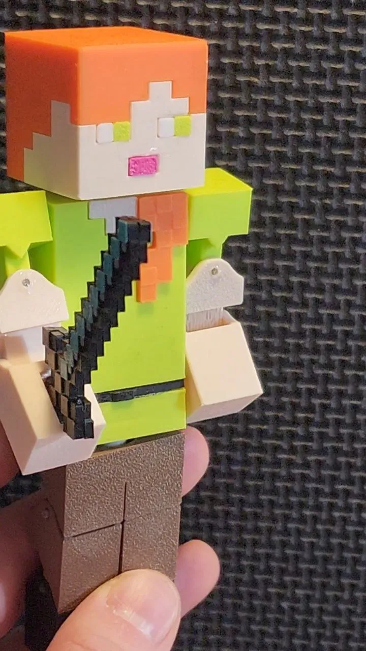 Alex Minecraft - Free 3D Print Model - MakerWorld