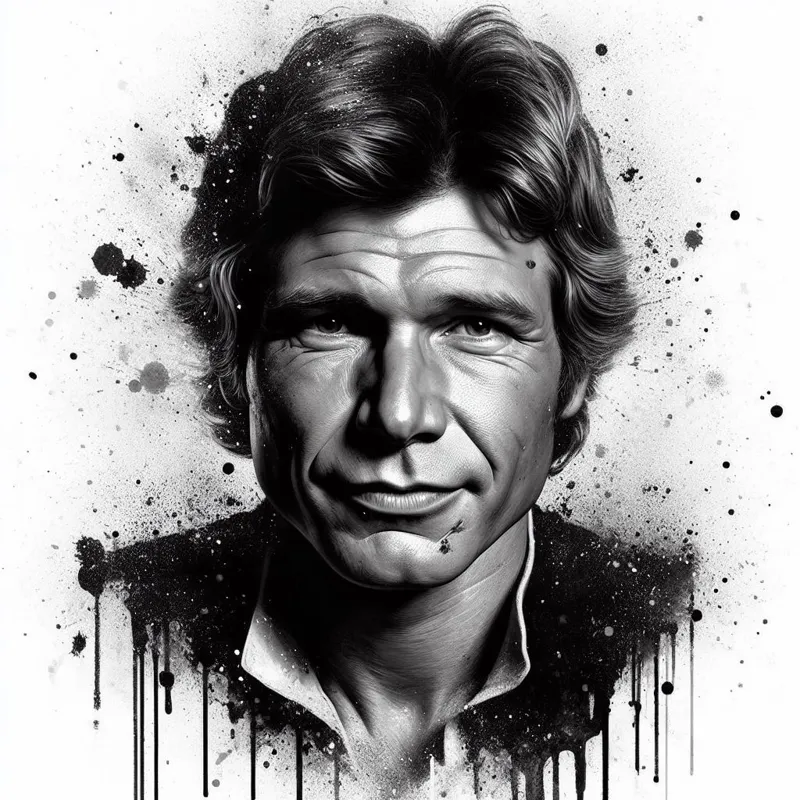 han solo star wars hueforge