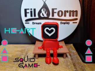 Articulated Squid Game - Heart Keeper