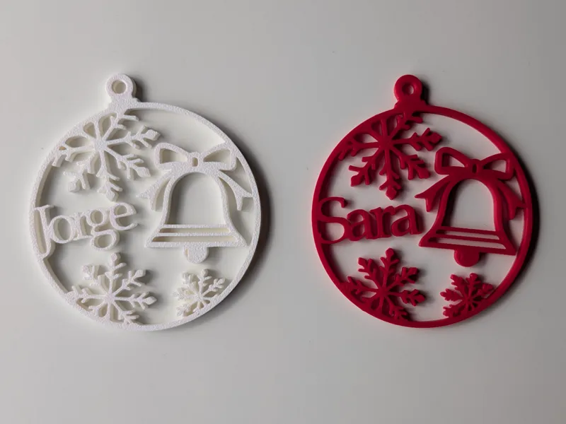 Personalized Christmas Ornament (Editable Name)