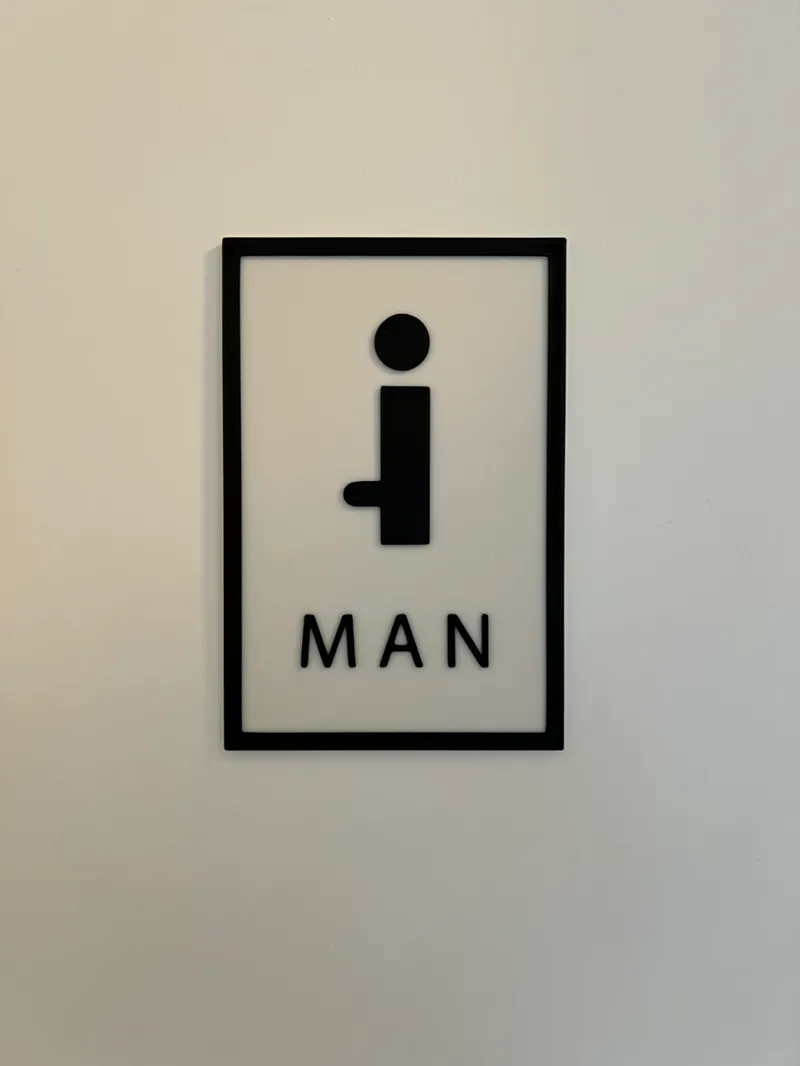 Funny Toilet Restroom Sign Man/Woman