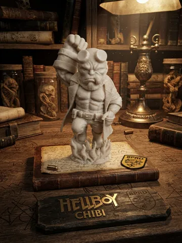 Figura decorativa: Hellboy Chibi Figure | Collectible — vista de referencia 2