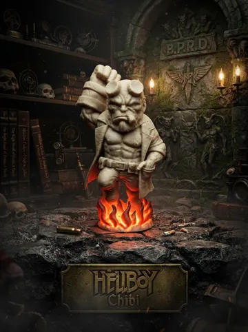 Figura decorativa: Hellboy Chibi Figure | Collectible — vista de referencia 5