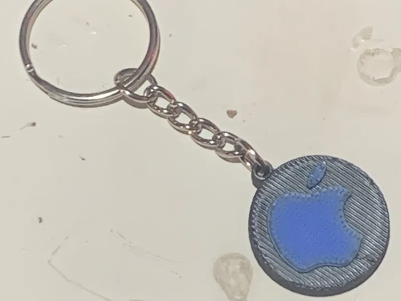 Apple Logo Keychain
