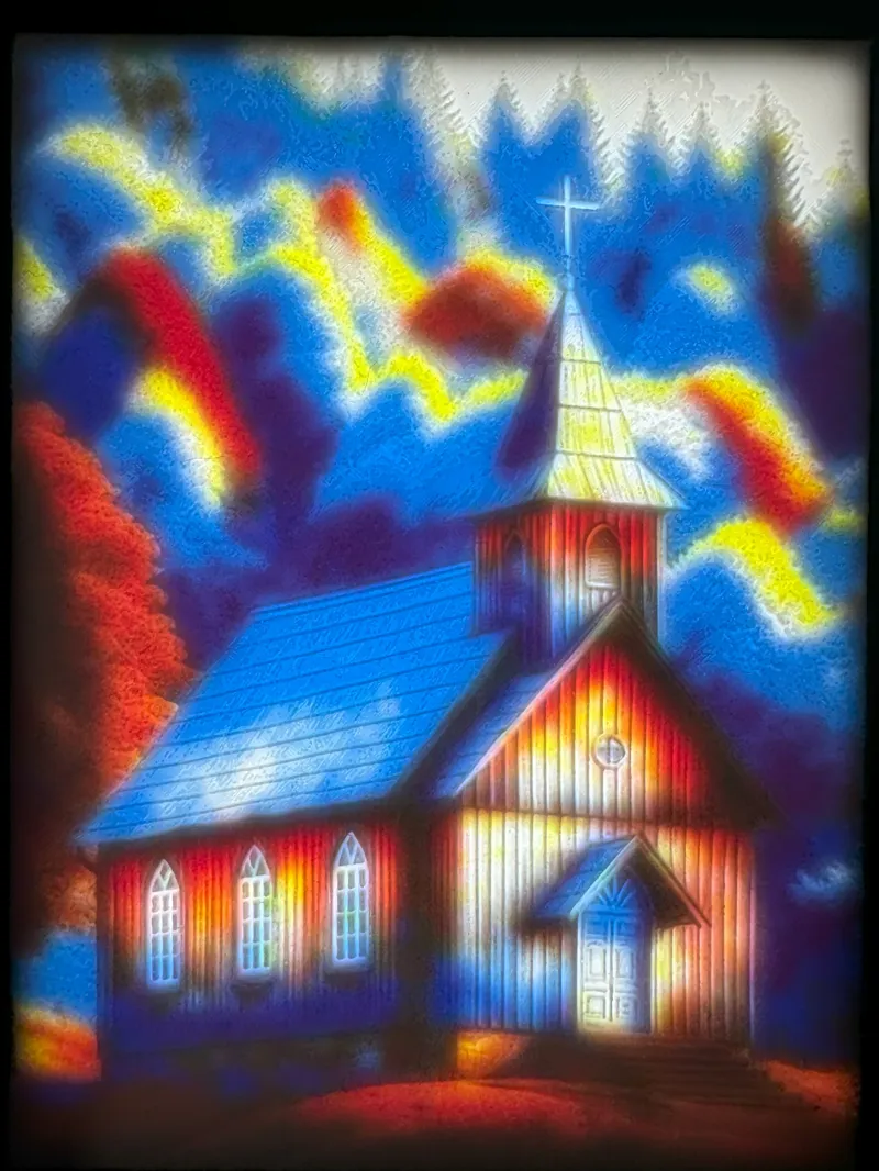 Lithophane: Church