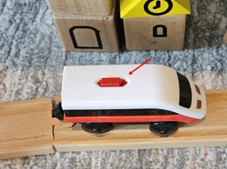IKEA Lillabo - electric train switch (enhanced)