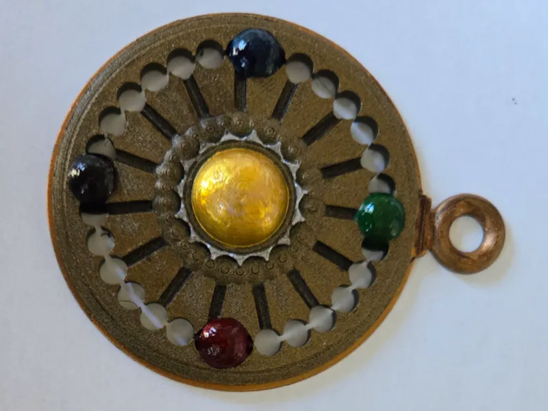 Medallion Necklace Key