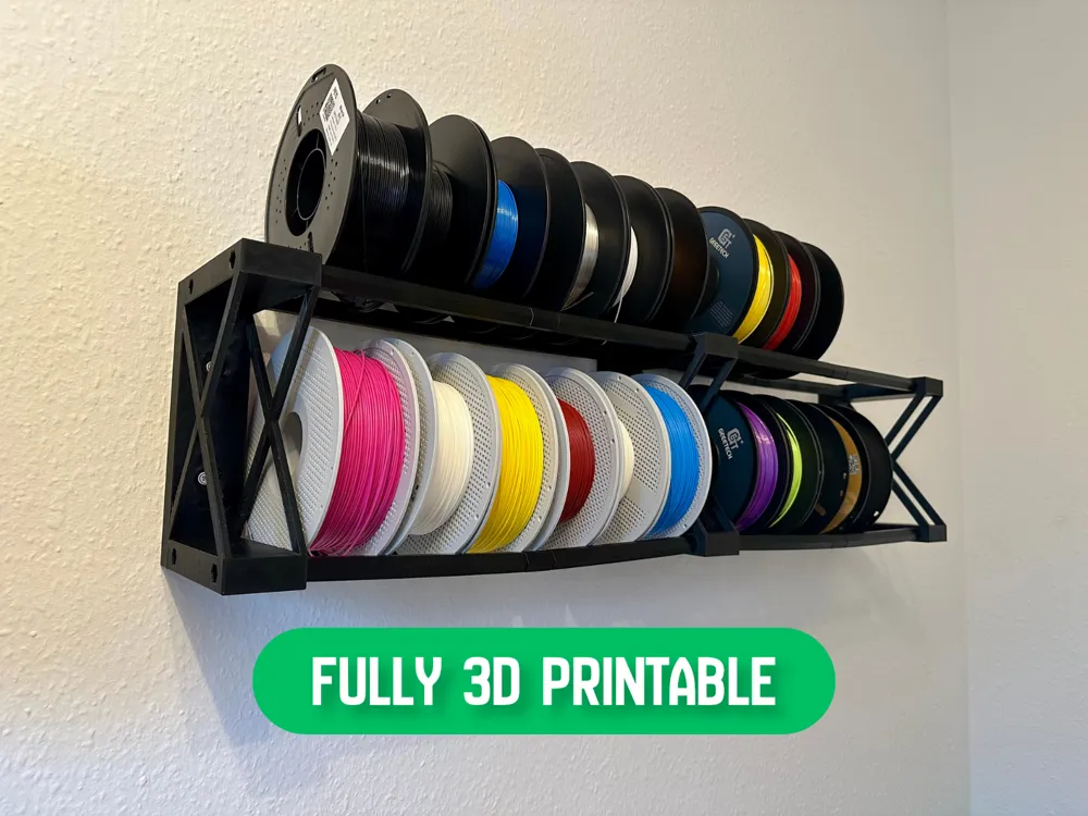 Modular Filament Rack – 3D Printable System - Free 3D Print Model ...