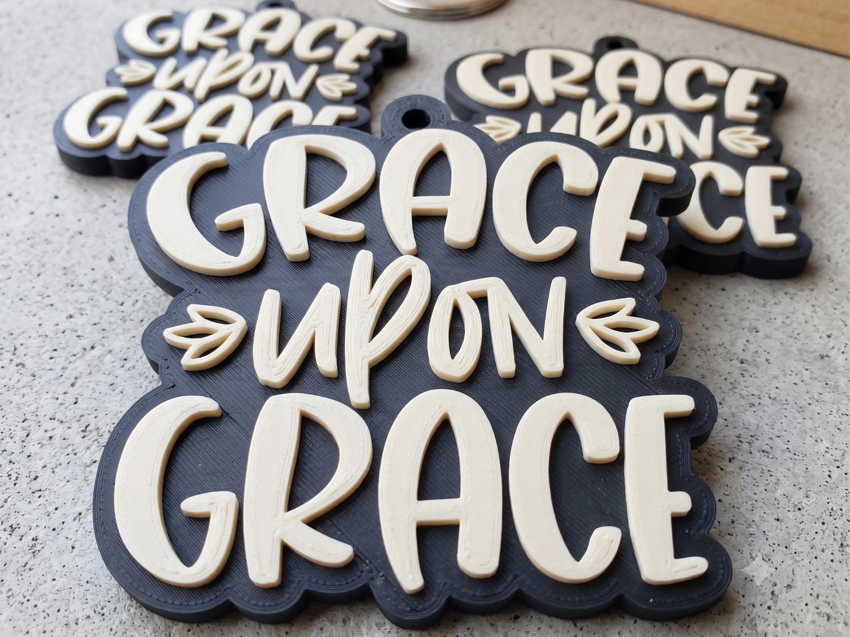 Grace Upon Grace Keychain