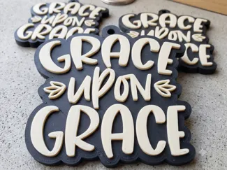 Grace Upon Grace Keychain