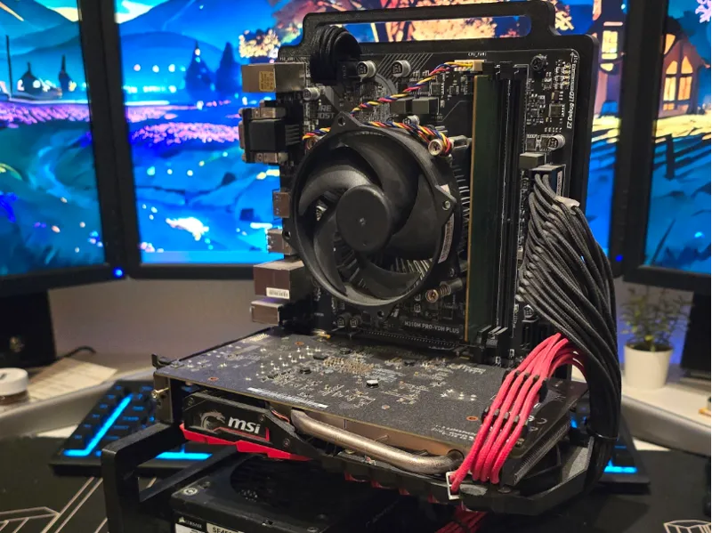 Open frame PC Case