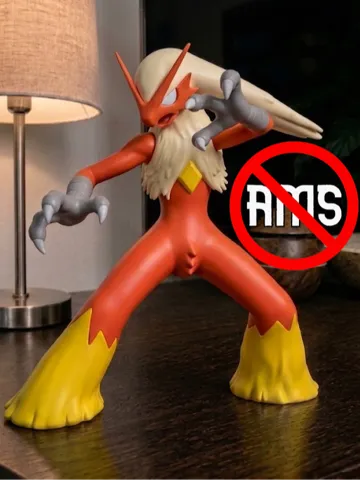 Accesorio para impresora 3D: Pokemon Blaziken NO AMS – Furia Ardente Assemblare — vista de referencia 2