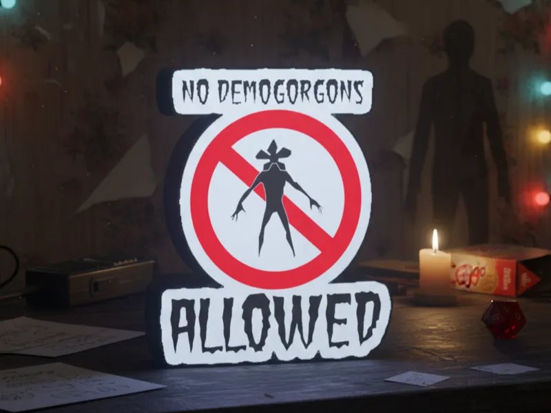 Lightbox Demogorgon Stranger Things