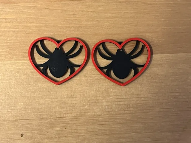 spider earrings