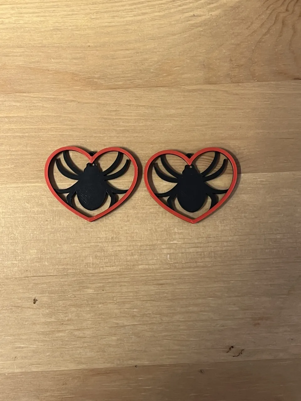 spider earrings view 2