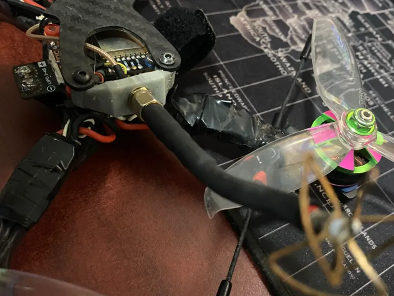 5.8ghz antenna drone mount 30mm standoff distace 