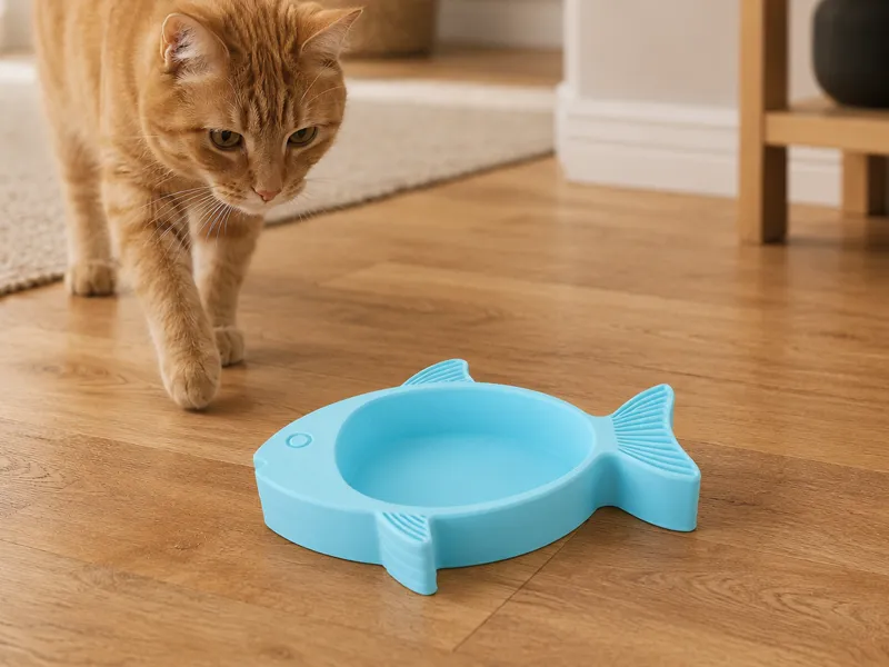 Cat Food Bowl - Fish