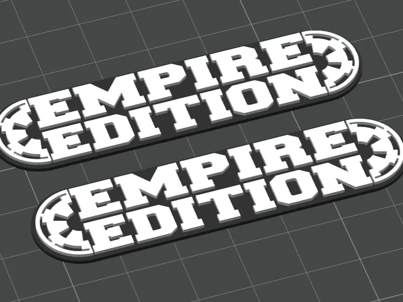 Star Wars Empire Edition Car Badge