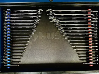 Modular Wrench Holder with Lables