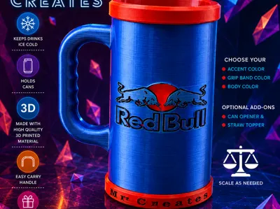 redbull koozie