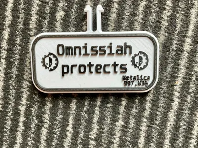 Omnissiah Bobby Car License Plate
