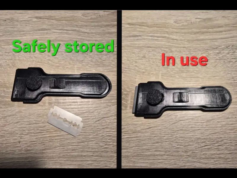 Razor Blade Scraper Glass Cooktop Sticker Removal