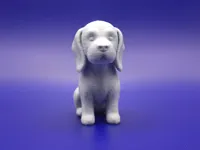 Figurine de beagle aux grandes oreilles — photo 2