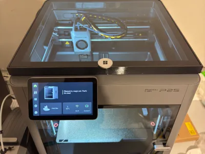 Bambulab P2S Top Glass Panel Riser