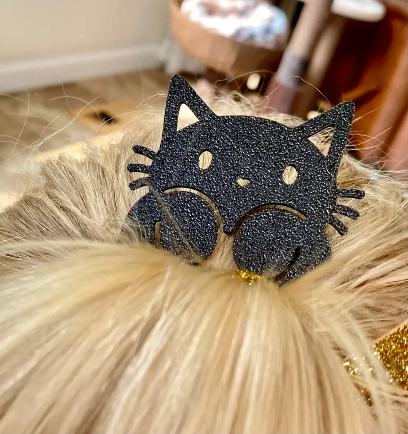 Peeking Cat Hairpin Comb/Accessory
