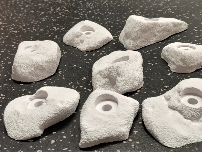 Realistic Rock Climbing Holds