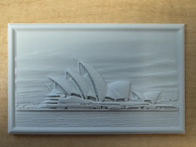 Sydney Opera House Relief Sculpture
