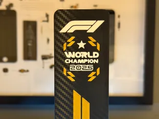 F1 World Champion 2025 Parc Fermé board
