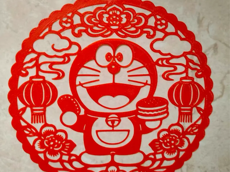 哆啦A梦系列春节元宵节窗花Doraemon