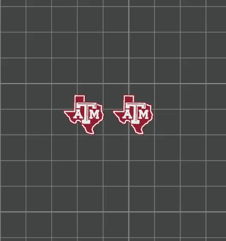 Texas A&M Stud Earrings view 3