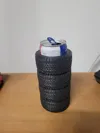 Scaled for Diet Beer (slim cans). 3 walls, 3% gyroid