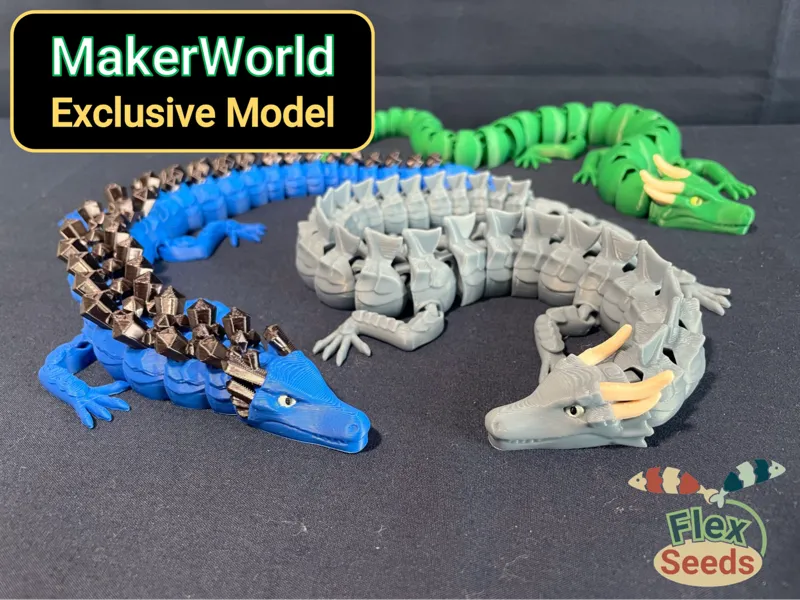 Flexi Dragon - 3 Prototype Set