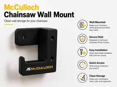 McCulloch Chainsaw Holeder