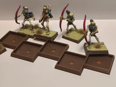 Skirmish movement trays 5 & 10 models (25mm base)