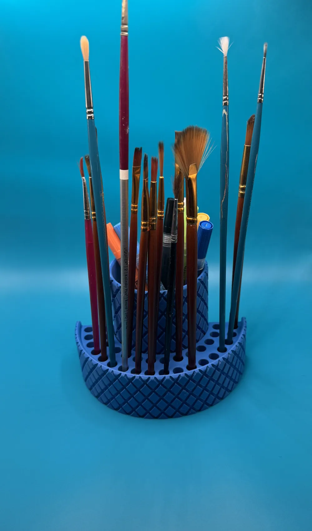 Paint Brush Holder - Free 3D Print Model - MakerWorld