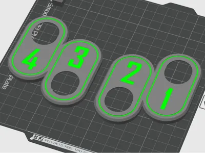 AMS Lite numbers for the backside normal position
