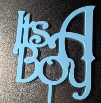 Cake Topper - It's a Boy