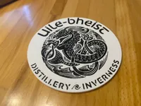 Coaster with Name - AMS Profile, 2 Colors, Face Down