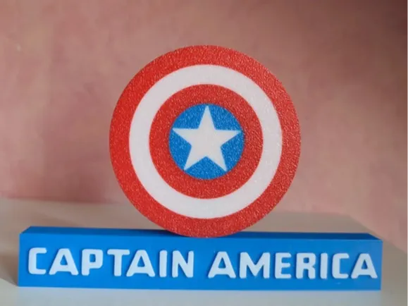 Logo Stand "Captain America"