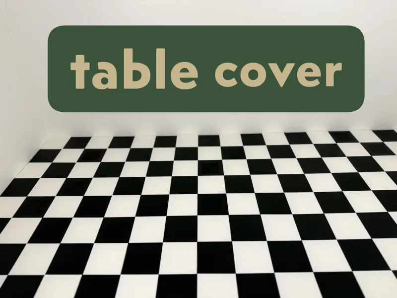 table cover/chess board