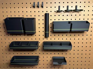 Shade pegboard collection | Bins, Hooks & storage