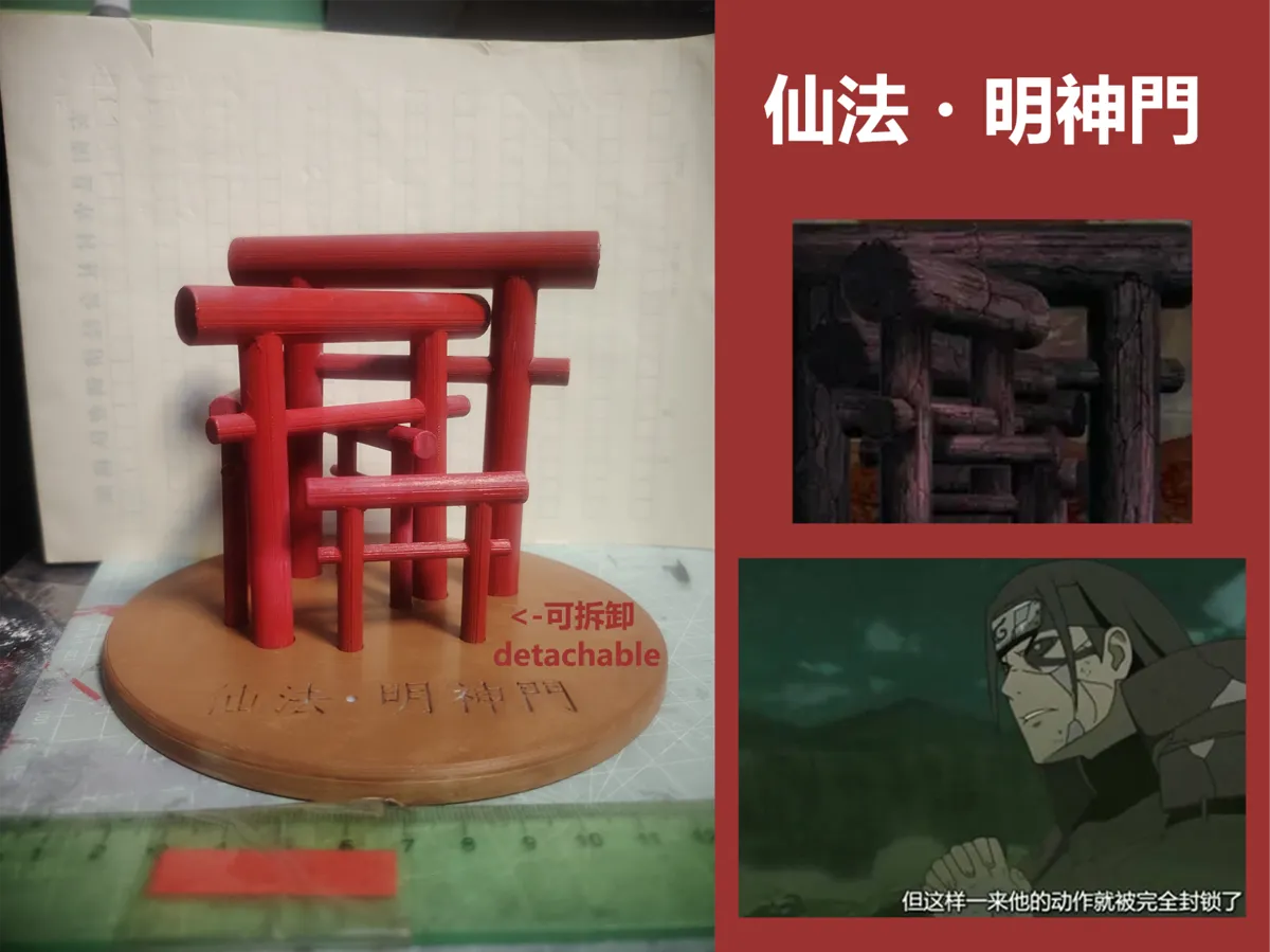 【火影忍者】仙法·明神门 - 免费 3D 打印模型 - MakerWorld