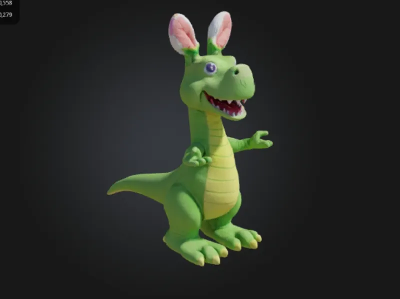 easter dinosaur 