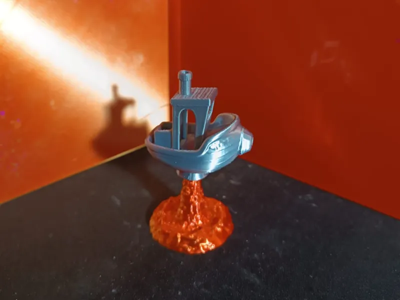 Benchy 3D cohete