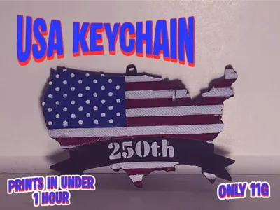 USA Keychain