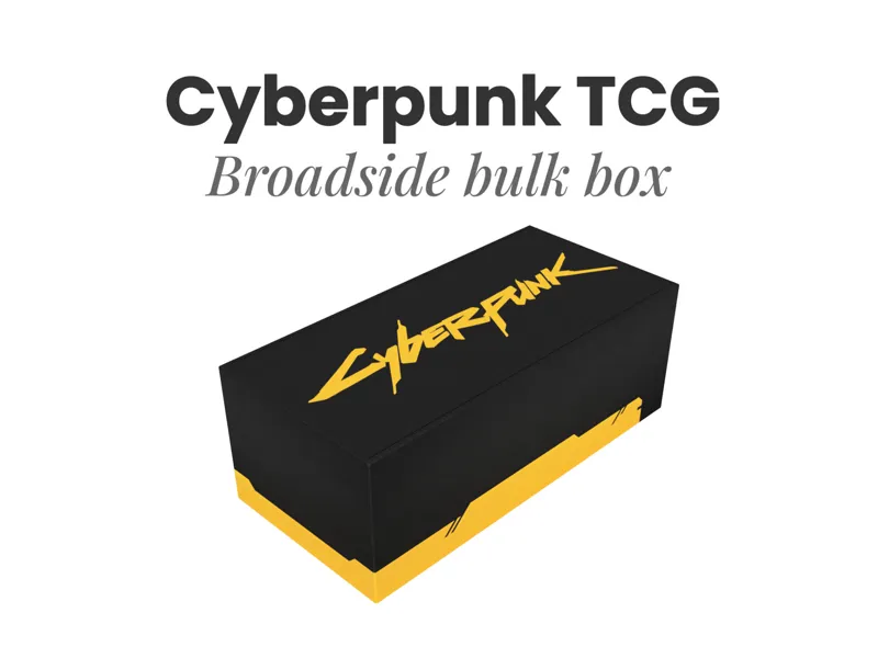 Cyberpunk TCG bulk card box - Broadside